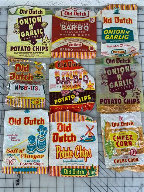 vintage potato chip bags